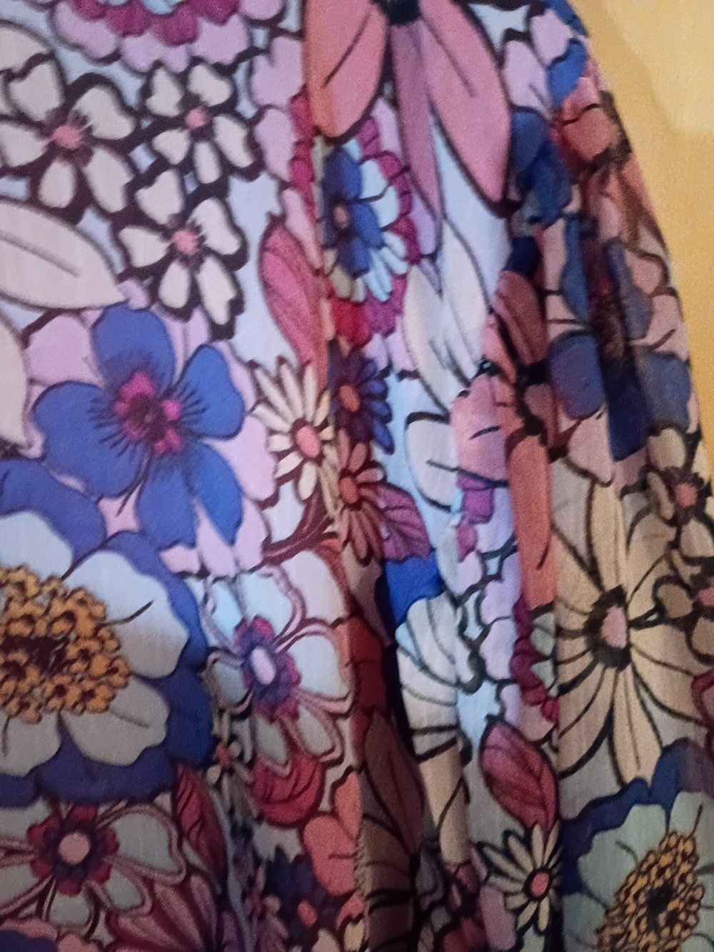 Terra & Sky Pink Floral Long-Sleeve Peasant Blouse 28w-30w Nwt - Picture 6 of 14